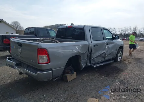 2023 Ram 1500 Big Horn 4X4 5'7 Box из США, поврежденный, VIN 1C6RRFFG3PN690013